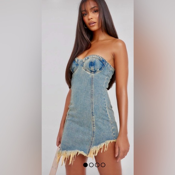 Denim dress, size XS, new w/ tags - Picture 1 of 4